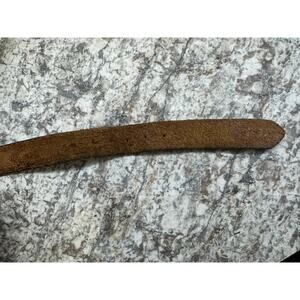 Western leather belt. *No buckle*